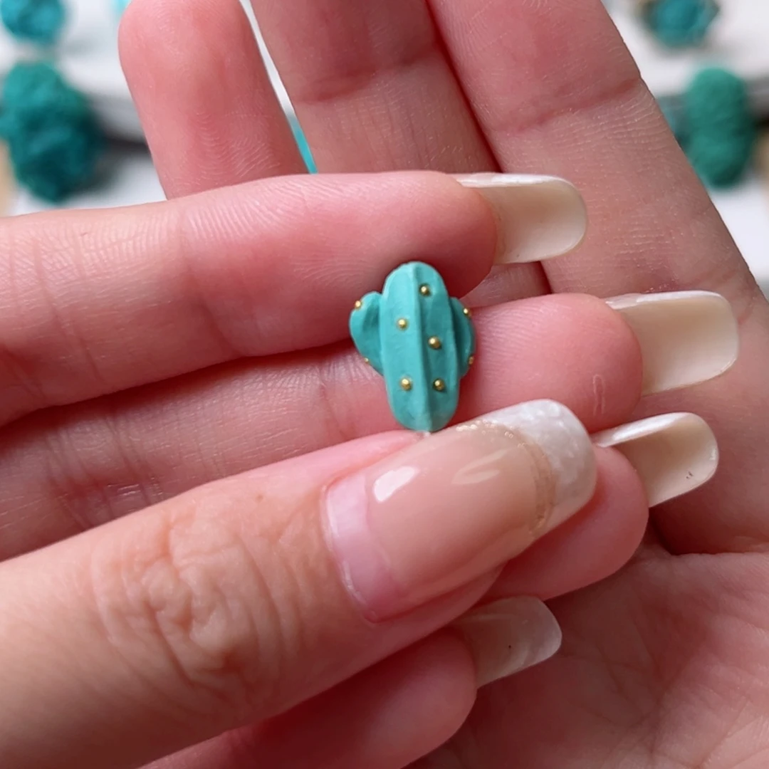 绿松石未镶嵌配饰