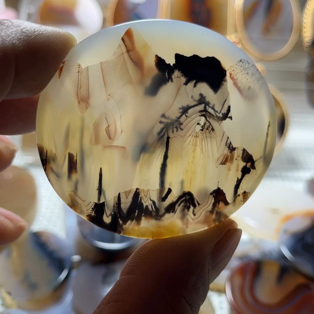 玛瑙/玉髓未镶嵌吊坠(不含链)