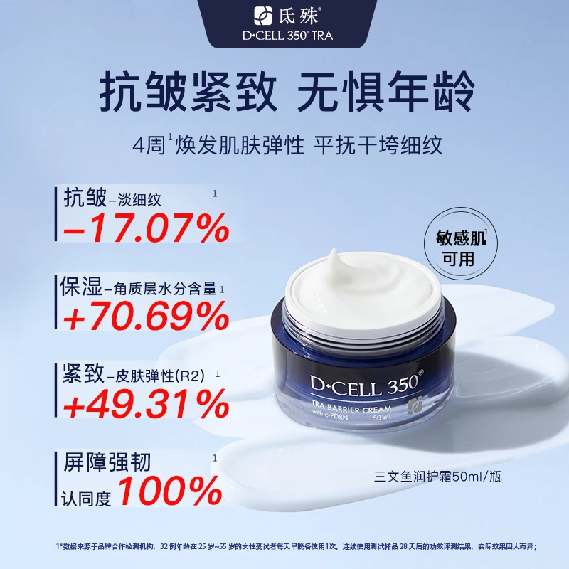 【达人专属】氐殊三文鱼水光面霜抗皱紧致积雪草舒缓PDRN韩国进口