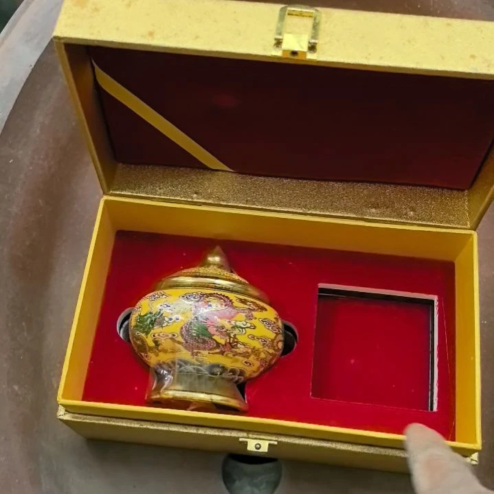 无铅玻璃迁*瓷器花盆一个包邮