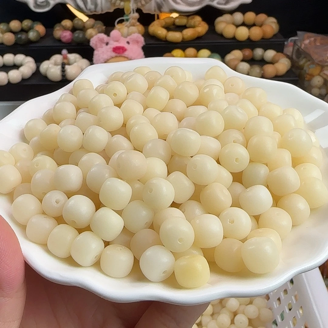 手串菩提根/象牙果卡10干磨油王奶白桶100卡牌➕100备珠