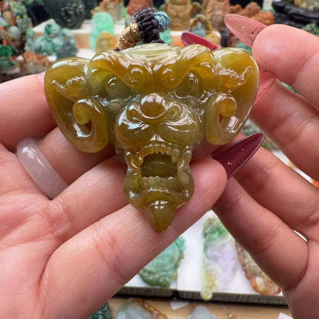 未镶嵌挂件翡翠天然缅甸