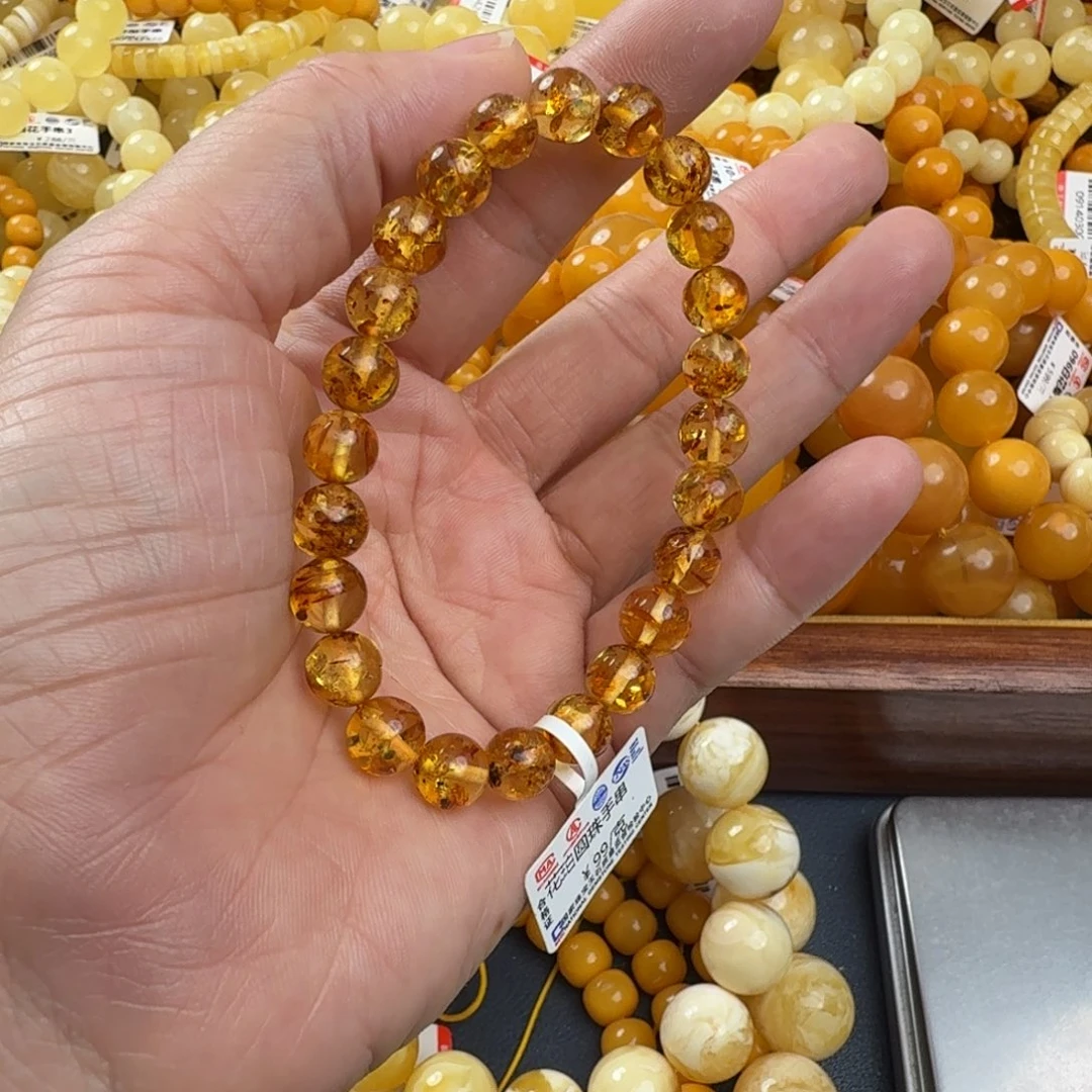 琥珀未镶嵌珠宝奇石