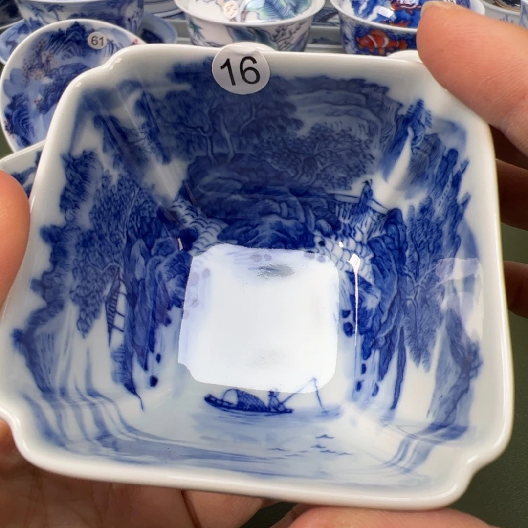 陶瓷景德镇纯手工纯手绘茶具木木16