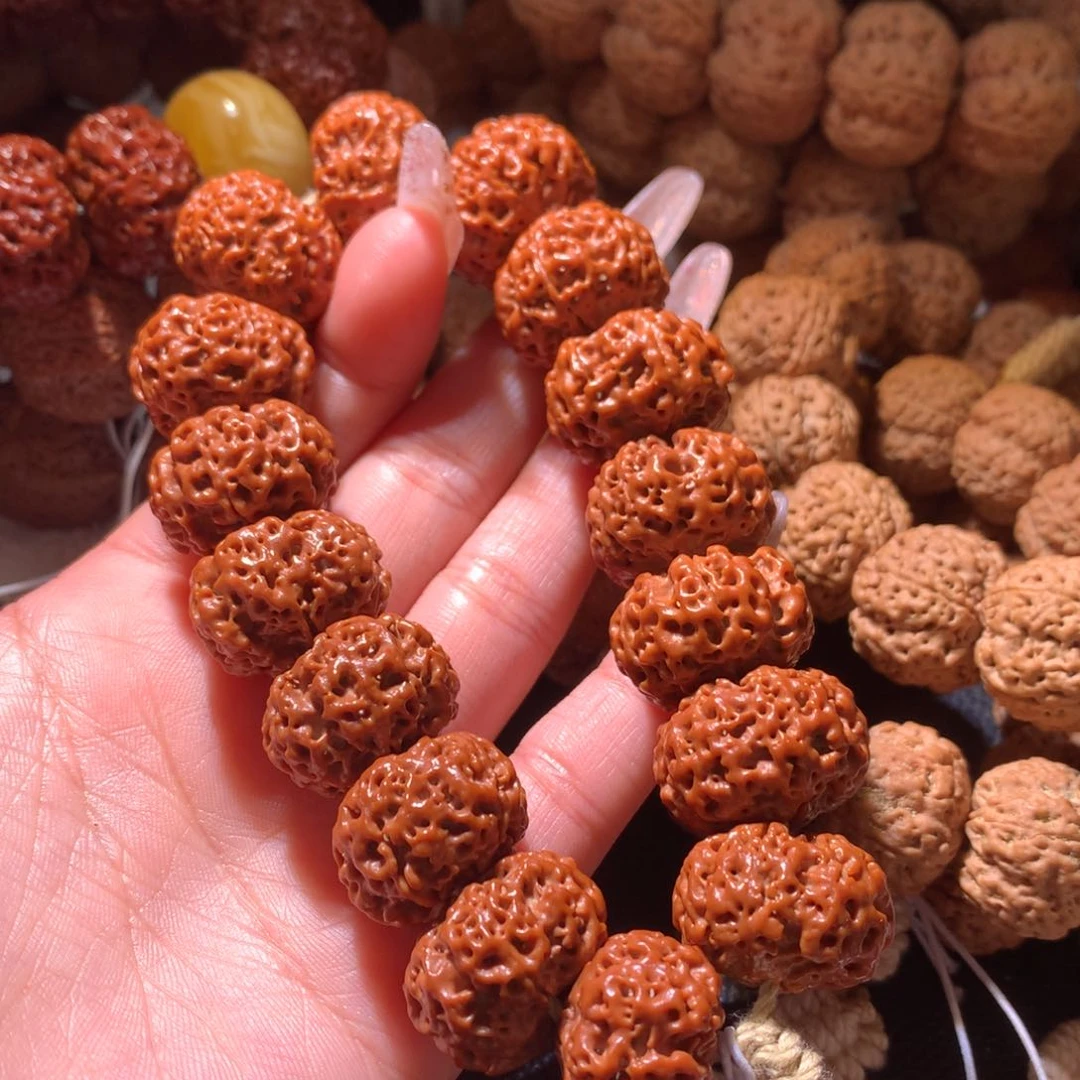 金刚菩提手串21+夹板五星双龙