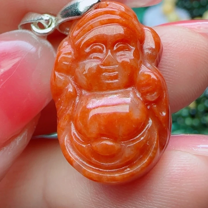 翡翠未镶嵌颈饰天然A货21