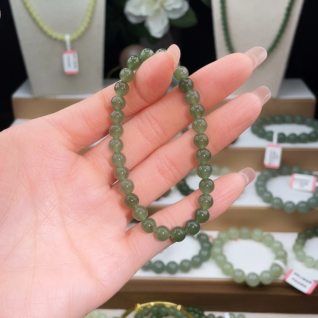 和田玉未镶嵌手链