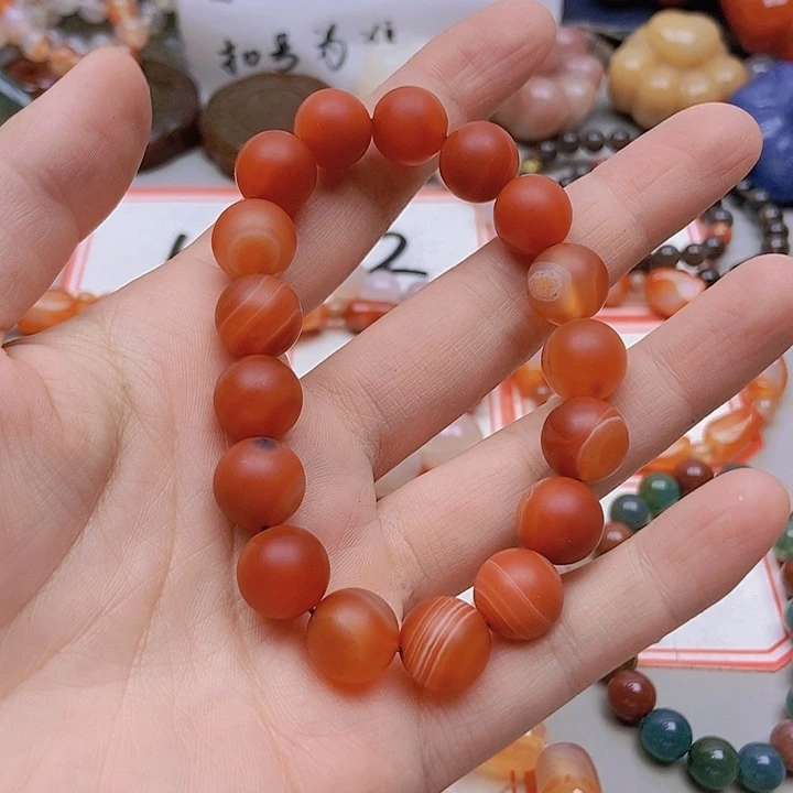 【闪购商品】未镶嵌玛瑙/玉髓珠宝半成品江**色