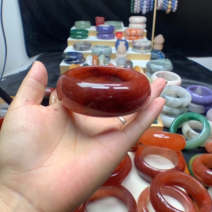 未镶嵌手镯石英质玉欧*酱