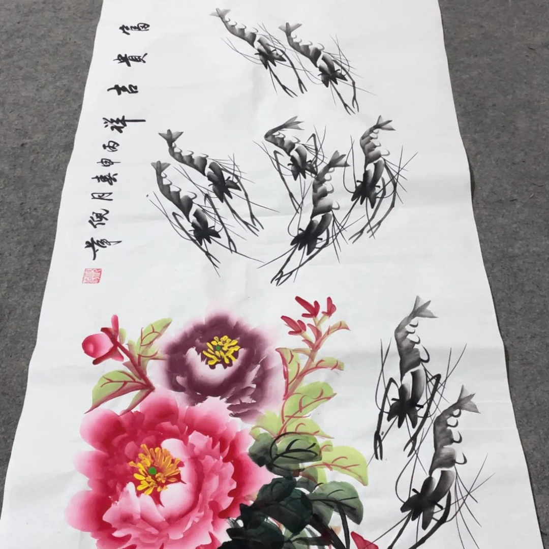 国画国画作品画心一张