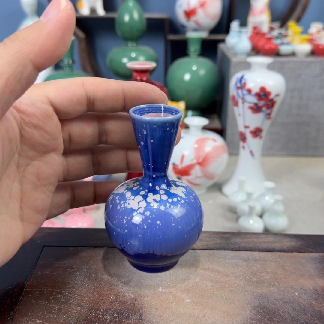 陶瓷手工小花器摆件