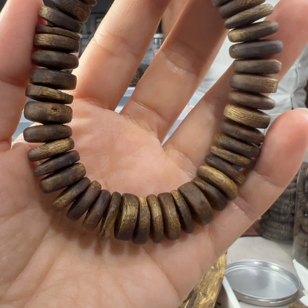 沉香手串奇楠沉香片珠多样性发一