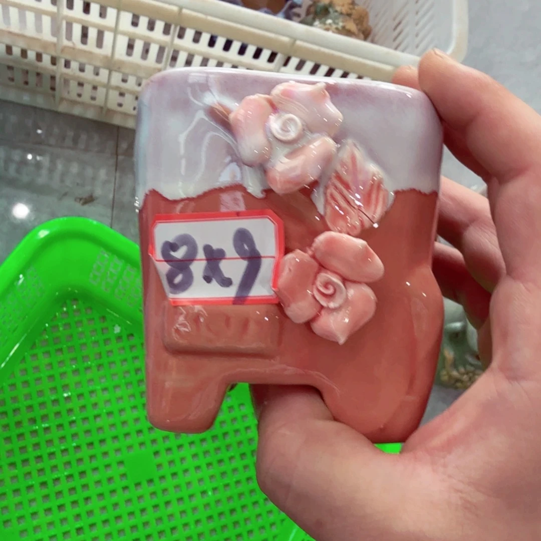 紫砂花盆粗陶哦醋