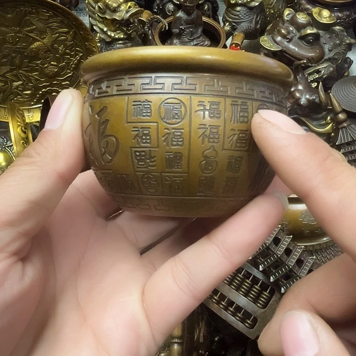 顺顺利利，铜铜器摆件