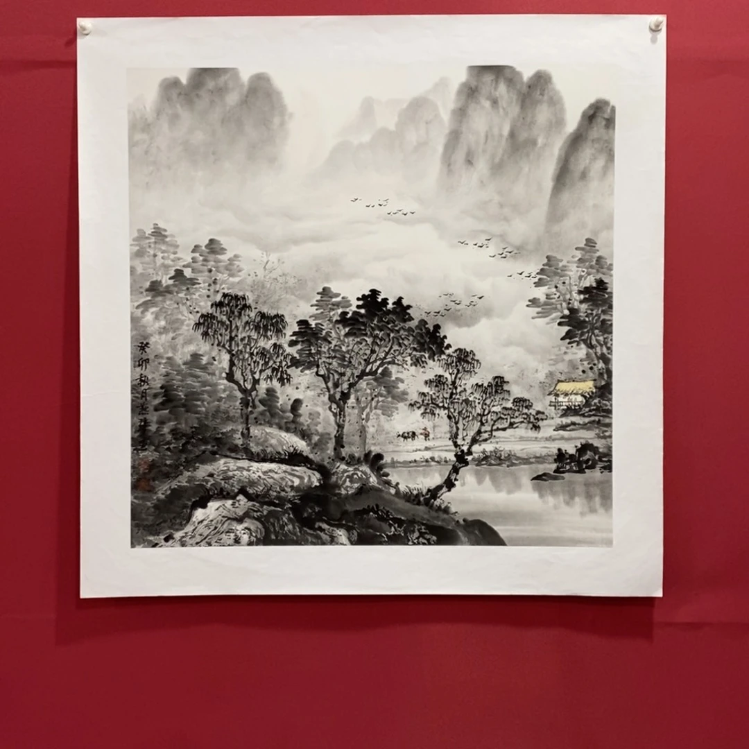 国画张燕琴四尺斗方精品佳作