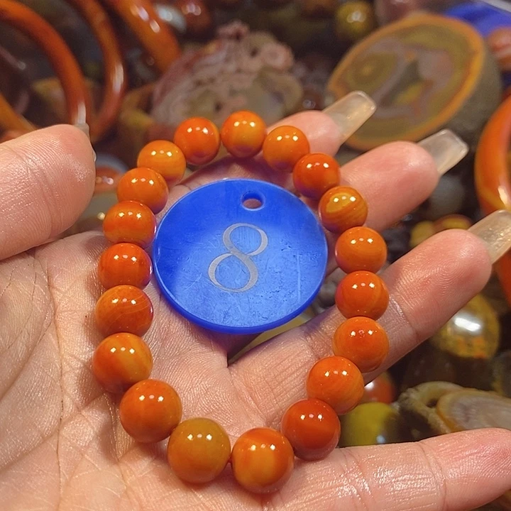 玛瑙/玉髓手链未镶嵌冰*