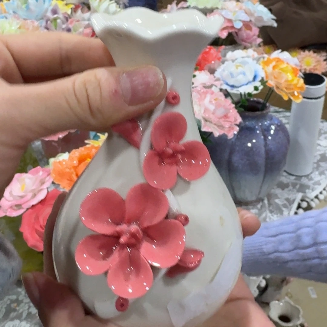 3059 陶瓷花满20发爱退拉黑