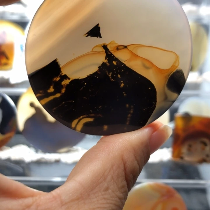 合金玛瑙/玉髓珠宝奇石55