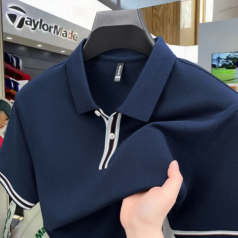 Taylormade泰勒梅夏季男士Polo衫上衣短袖T恤男休闲服纯棉