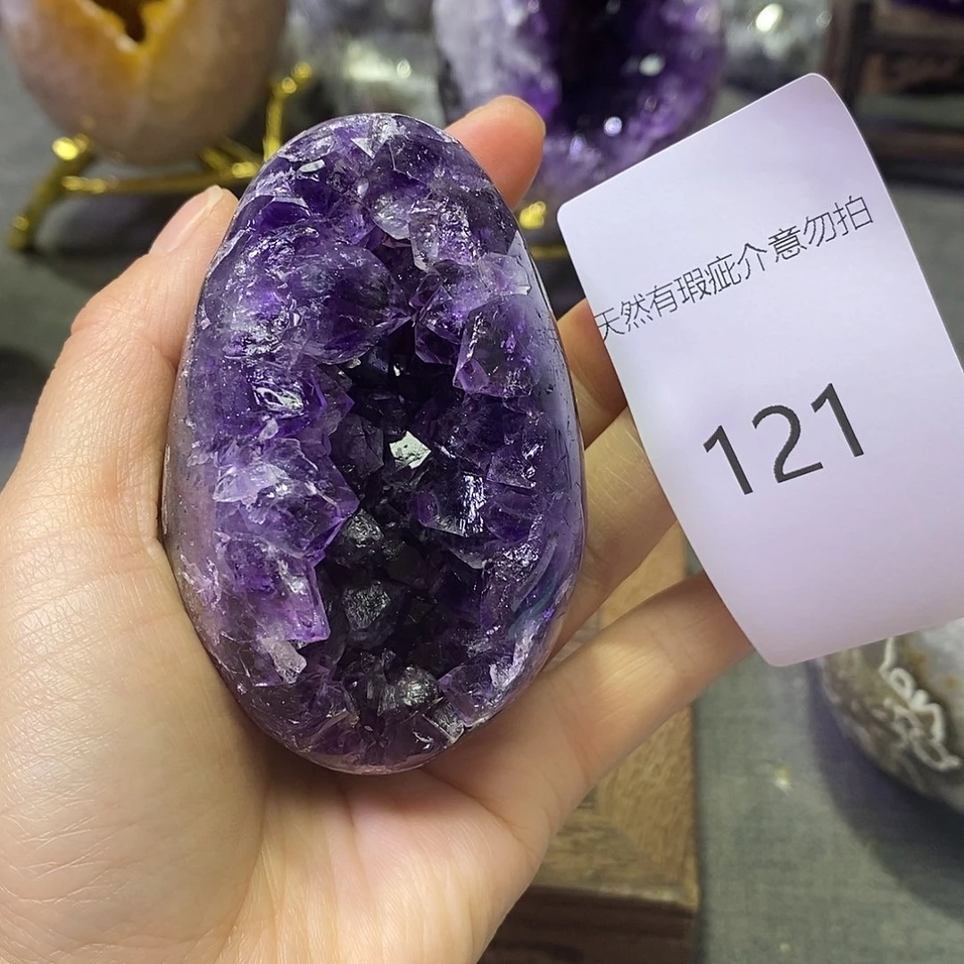珠宝半成品紫晶未镶嵌