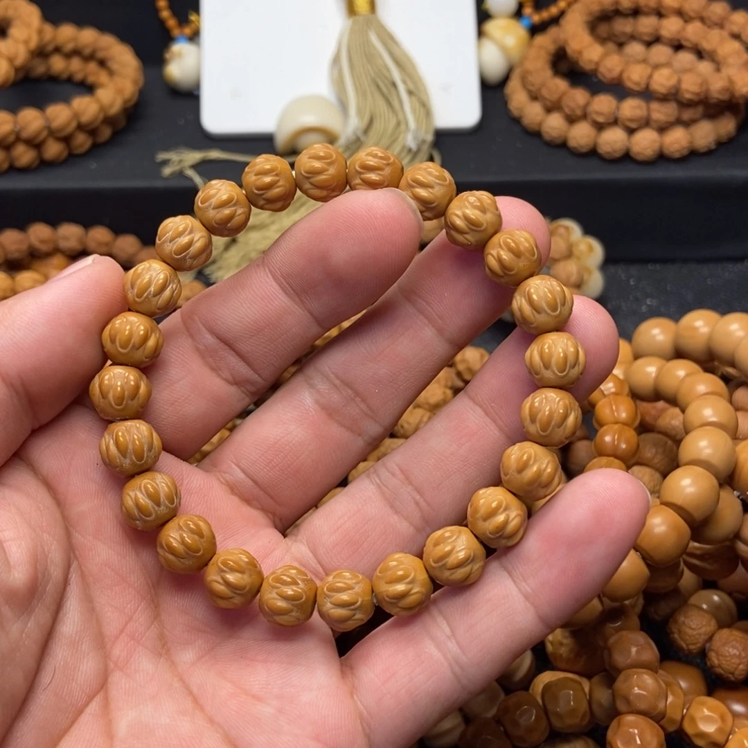 猴头核桃手串微瑕吞噬