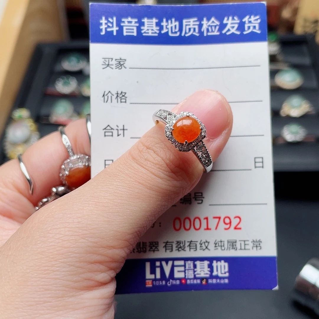 银S925镶嵌翡翠耳饰