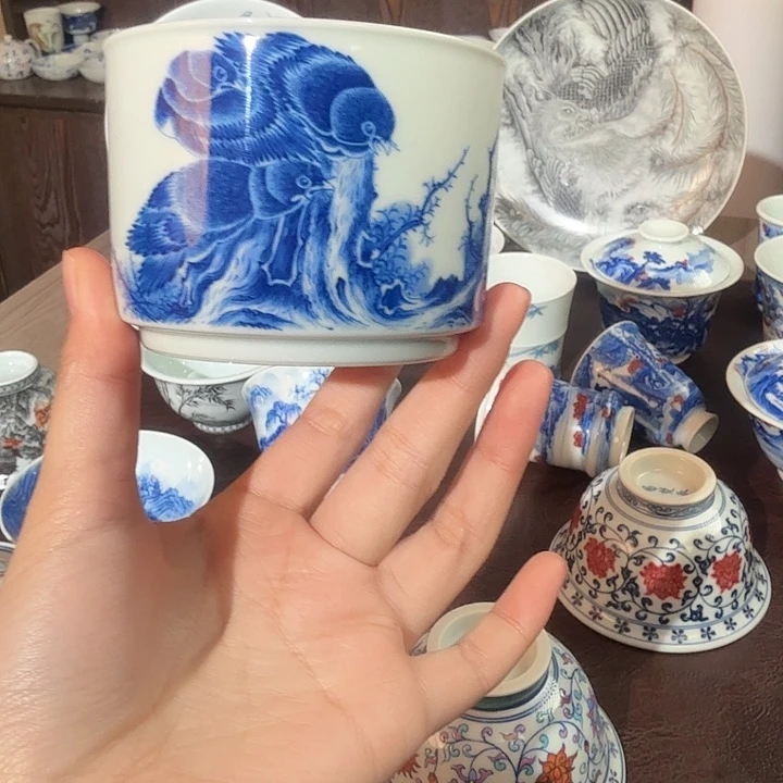 景德镇陶瓷手绘作品