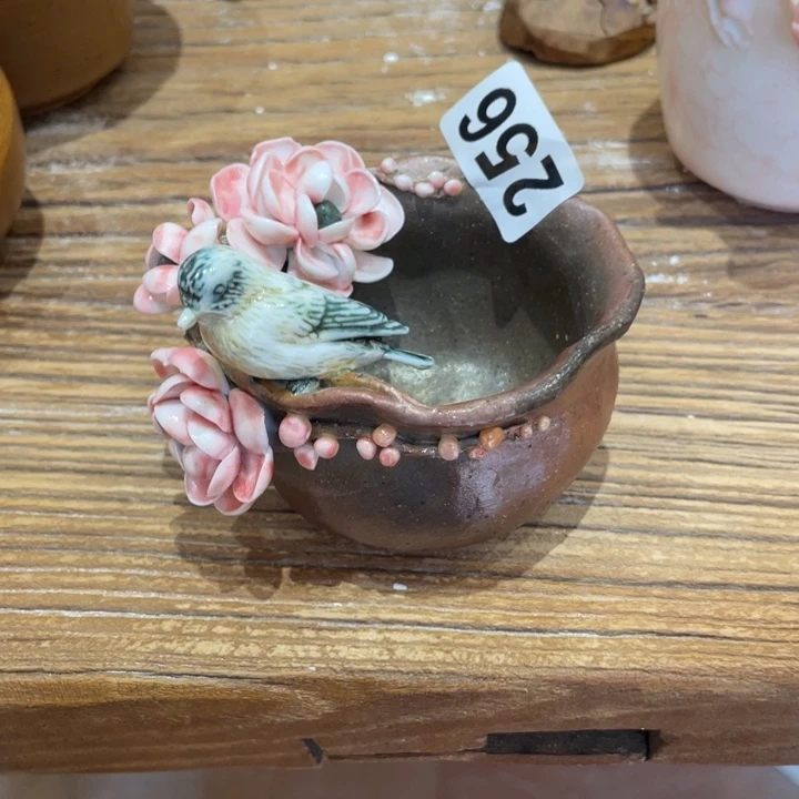 海***绵手工制作陶瓷茶具茶杯青蛙