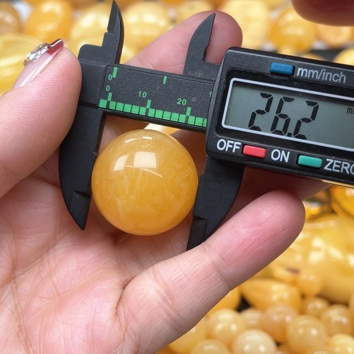 蜜蜡裸石未镶嵌蜜蜡珠子