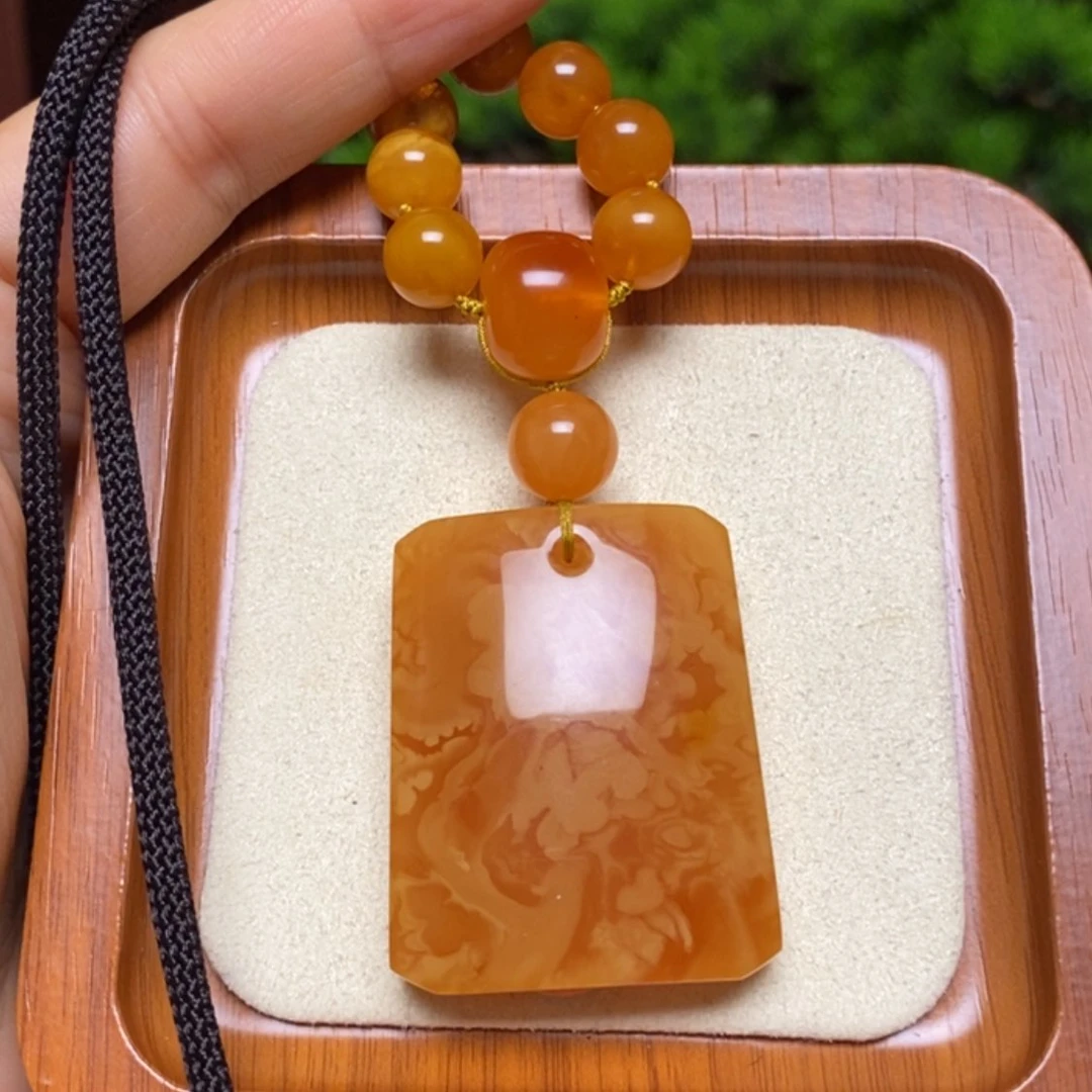 【闪购商品】蜜蜡颈饰未镶嵌项链