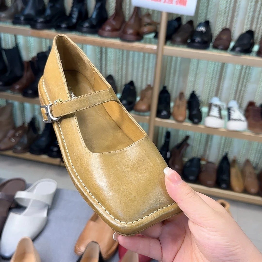 包头凉鞋马皮福利36