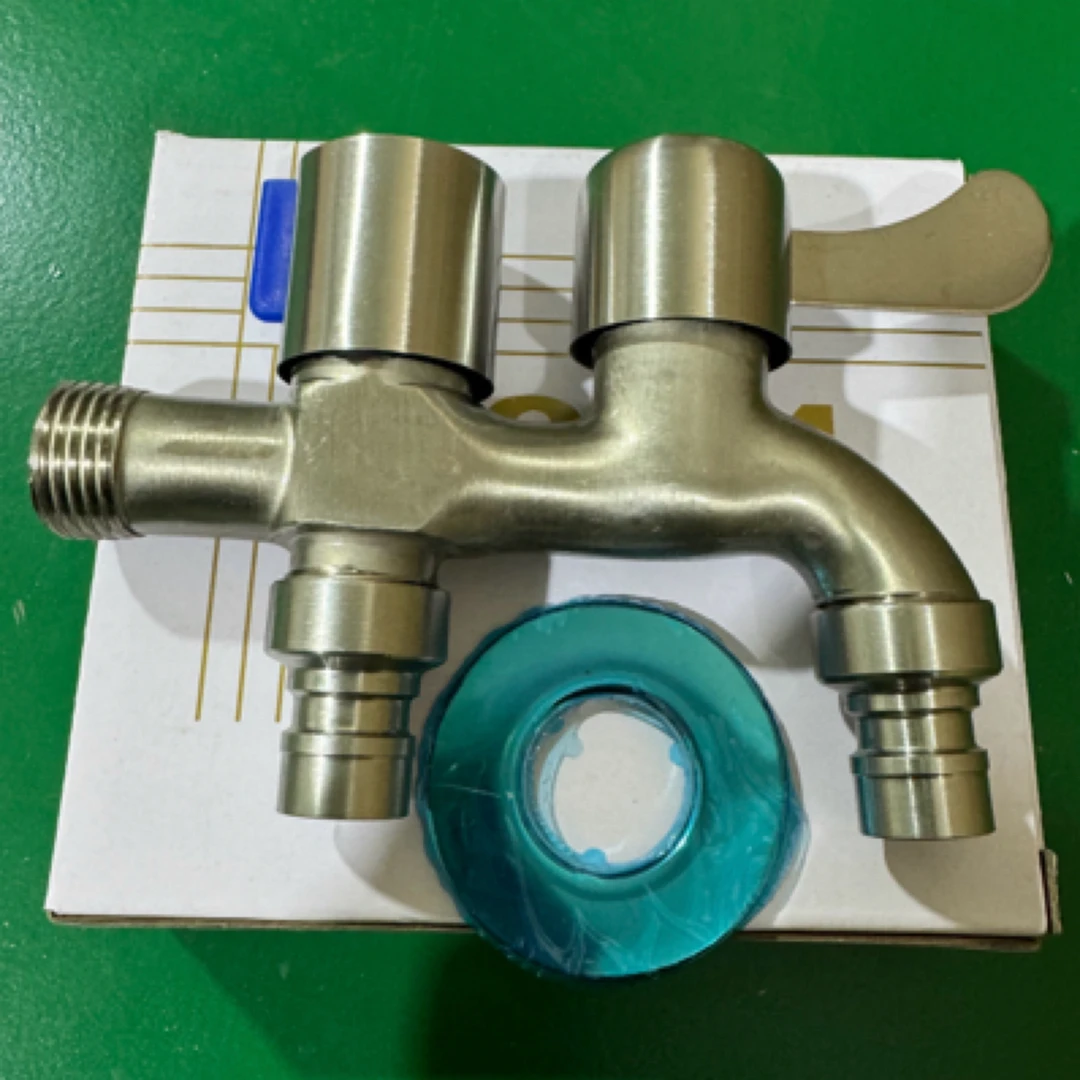 【双头】洗衣机水龙头拖把池双头水龙头