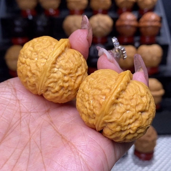 文玩核桃把件石奎元宝41号