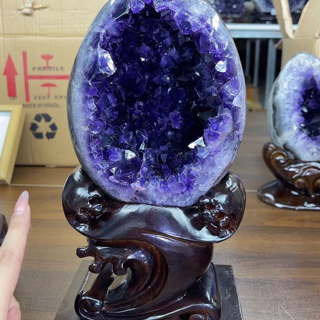 瓷片晶体大型摆件未镶嵌