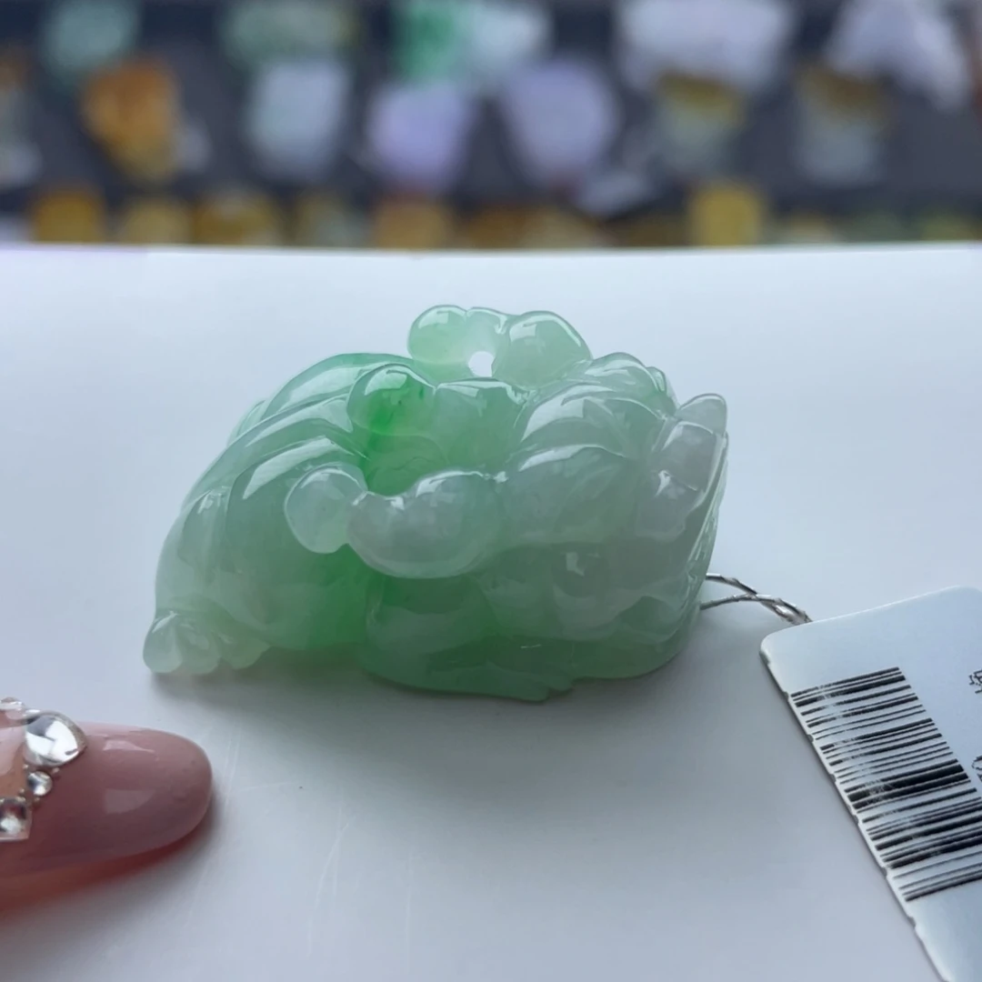 翡翠颈饰未镶嵌貔貅