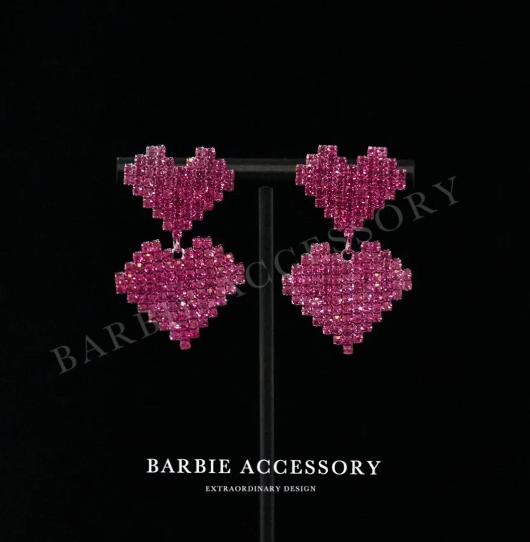 铜合金合成锆石耳饰 【心季心遇】时尚轻奢设计款高级绝美百搭耳环