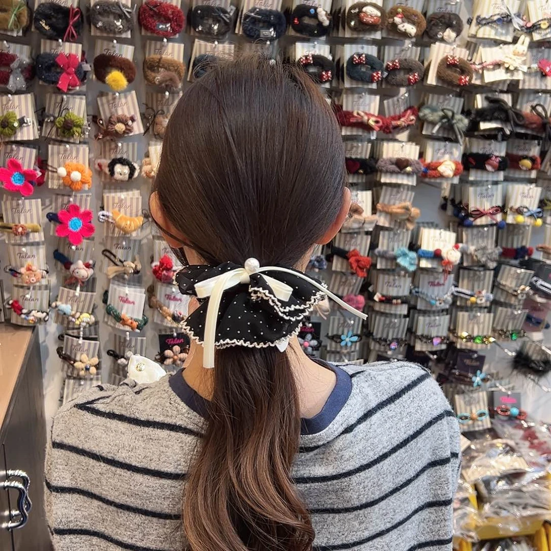 布艺铁合金发圈哦