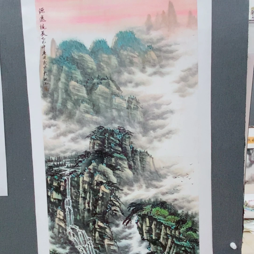 国画竞**成手写手绘国画作品64