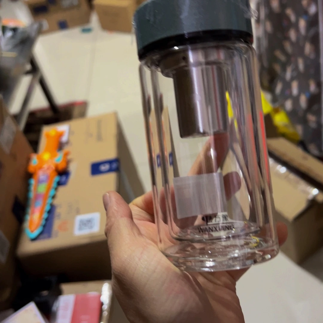 V161A绿色双层玻璃杯210ml
