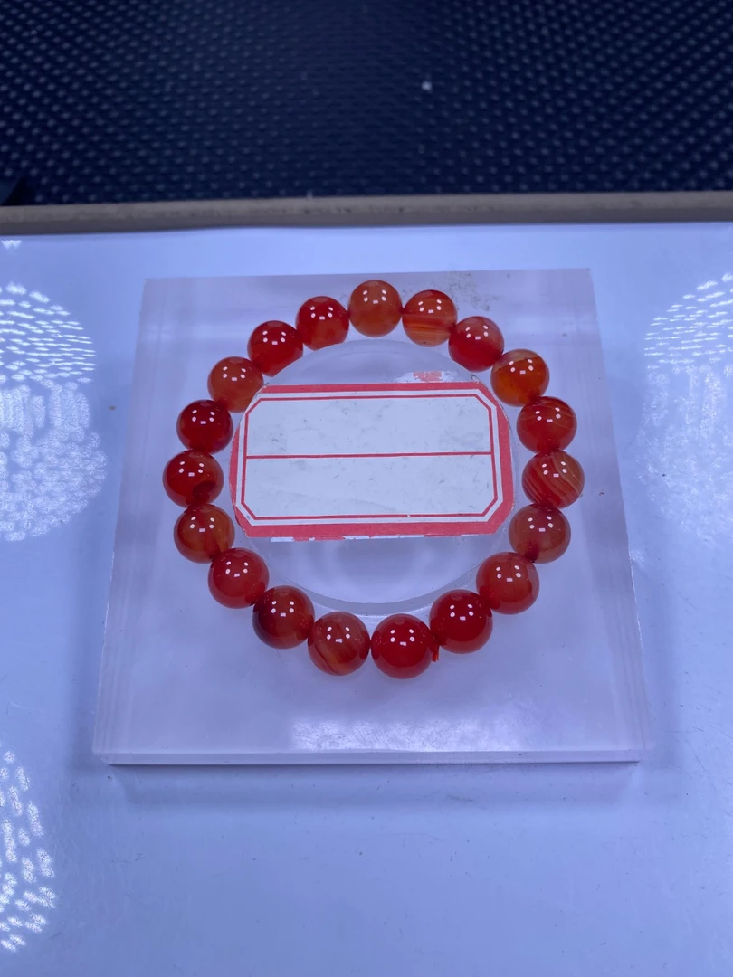 橙红10mm手串发一条B98