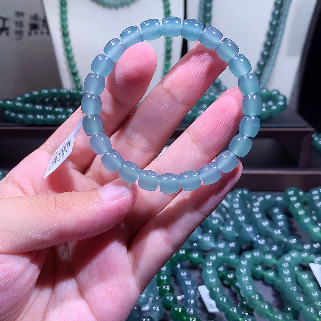 未镶嵌手链翡翠天然a货翡翠手串7.8