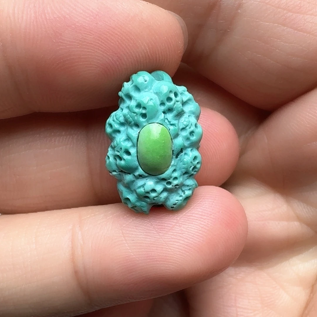 绿松石万骷未镶嵌