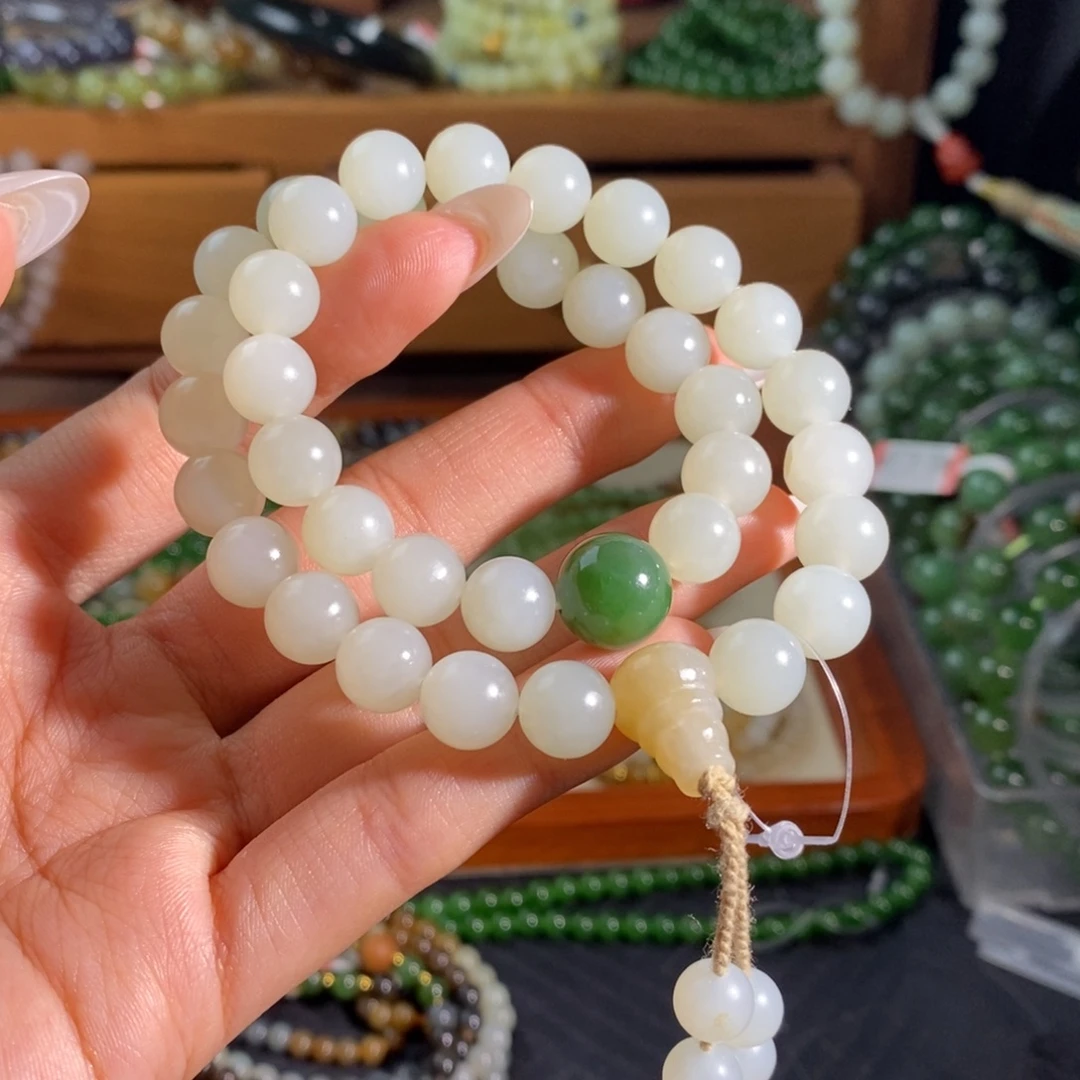 和田玉未镶嵌手链