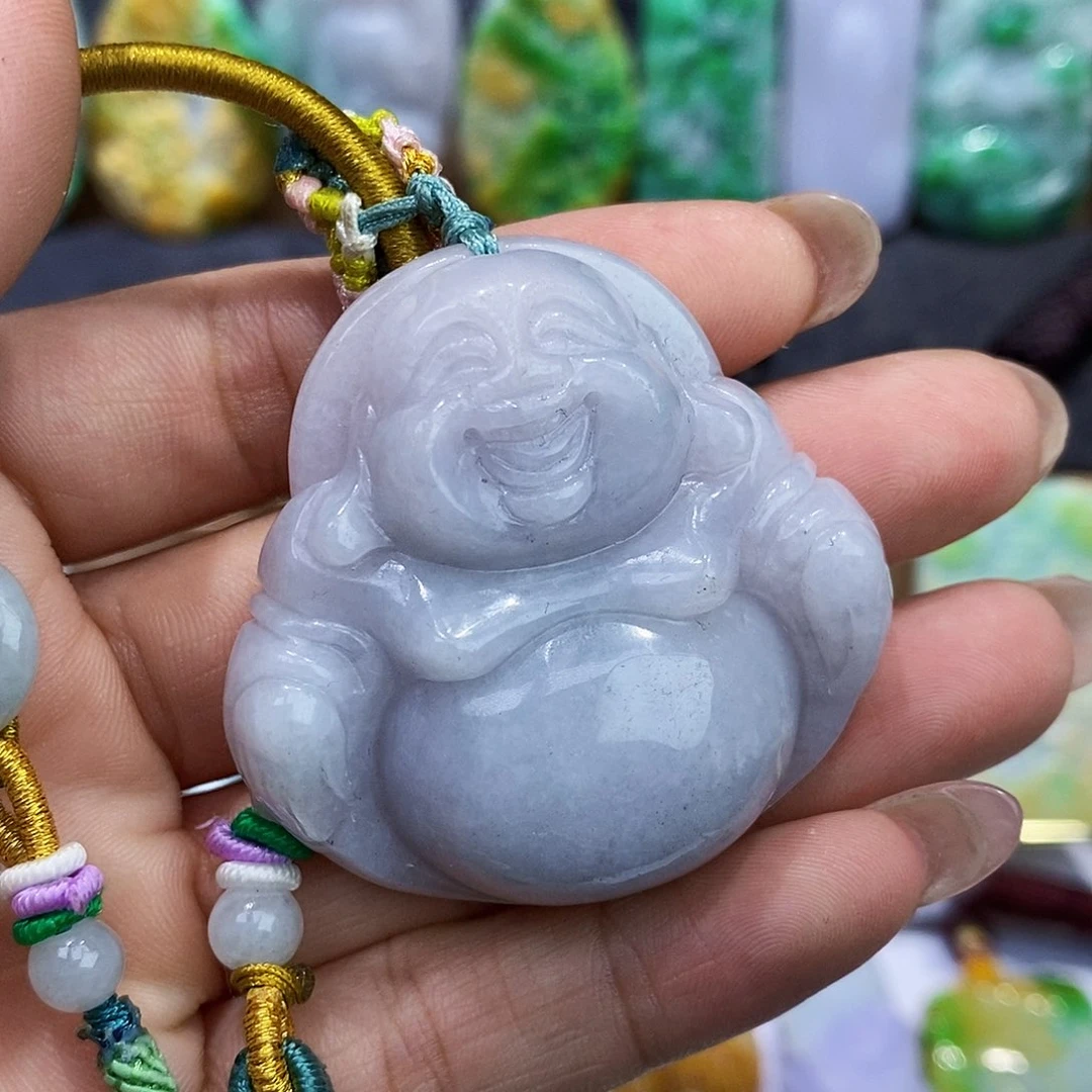 翡翠未镶嵌颈饰翡翠A货一物一证