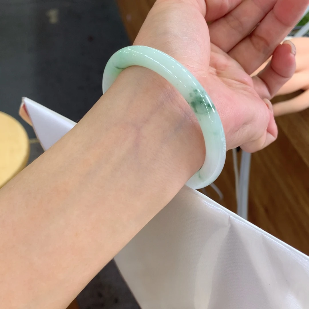 翡翠未镶嵌手镯天然Ａ货翡翠56