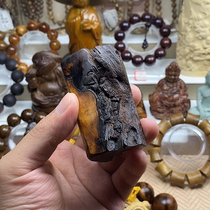 枣木雷击枣木手把件