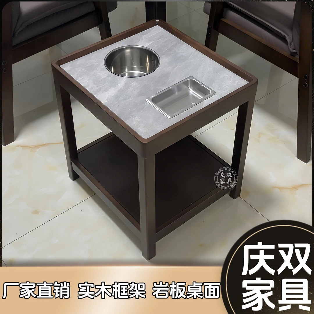 麻将机旁放水杯的架子高档棋牌室茶几麻将机茶几茶水架麻将茶水架