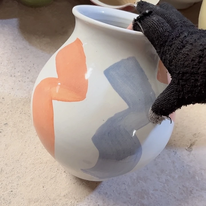 瓶口11高23无孔景德镇陶瓷满29包邮