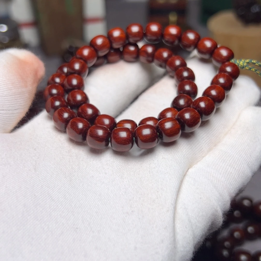 手串/手链小叶紫檀8.5*9 极限弧精工老型 果冻泥 手持