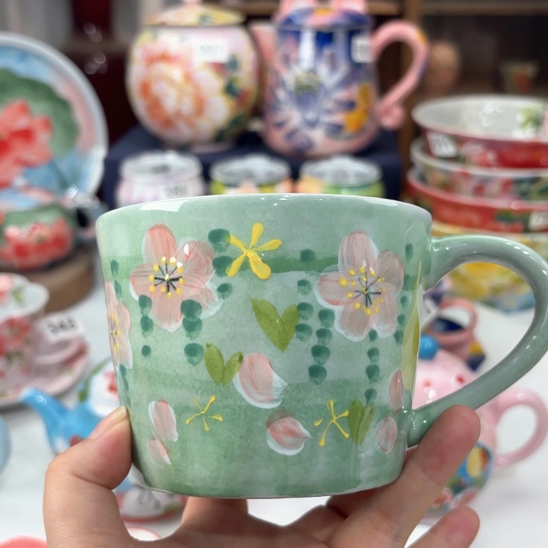 景德镇手绘高温釉下彩陶瓷茶具